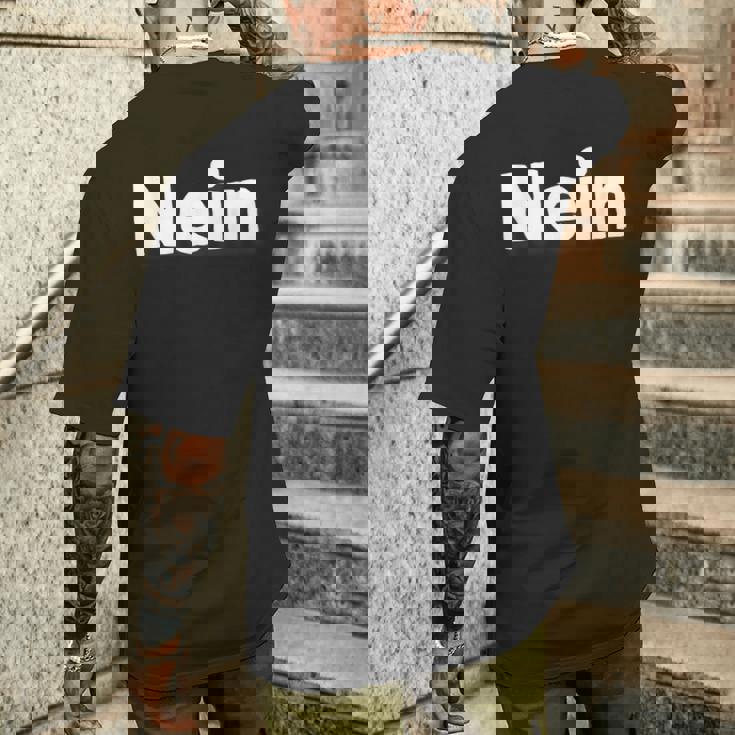 Cool Nope 引用句 ドイツ語で「No Or Nope」と言う人のための一言 メンズTシャツ バックプリント 彼への贈り物