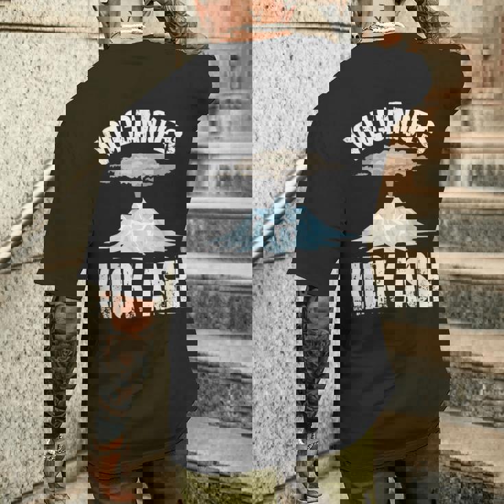 Coololcano メンズ レディース キッズ 火山灰 火山愛好家 メンズTシャツ バックプリント 彼への贈り物