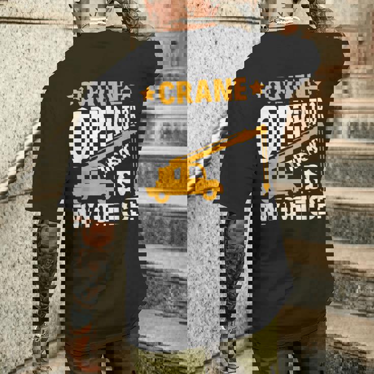 Crane Whisperer 面白いクレーン オペレーター メンズTシャツ バックプリント 彼への贈り物