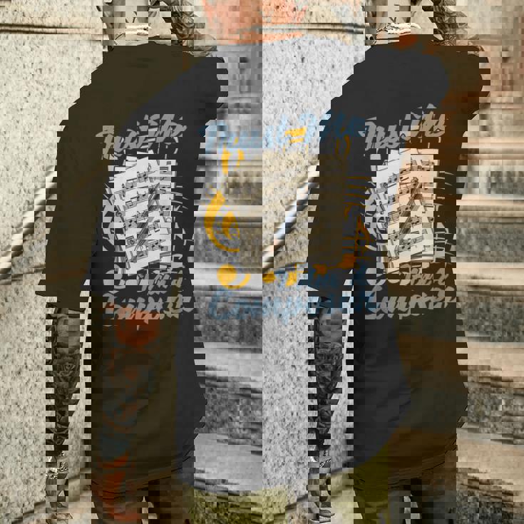 Création -On Musique Compositeur T-shirt imprimé au dos Cadeaux pour lui