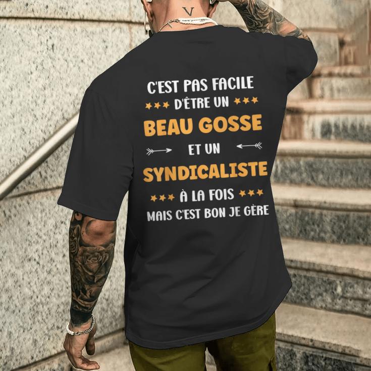 Départuperyndicaliste Beau Gosse Humouryndicaliste T-shirt imprimé au dos Cadeaux pour lui