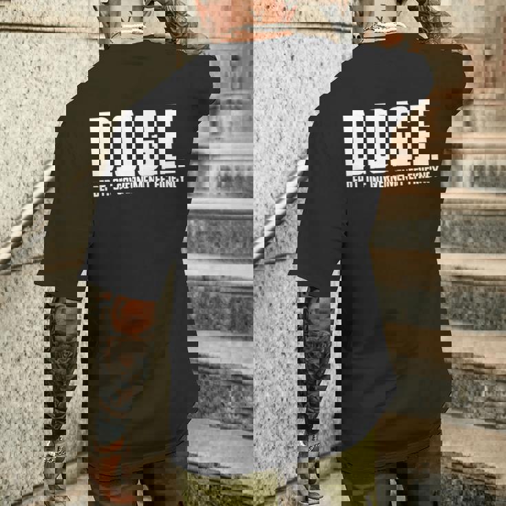 DOGE 政府効率省 Doge 長袖tシャツ メンズTシャツ バックプリント 彼への贈り物