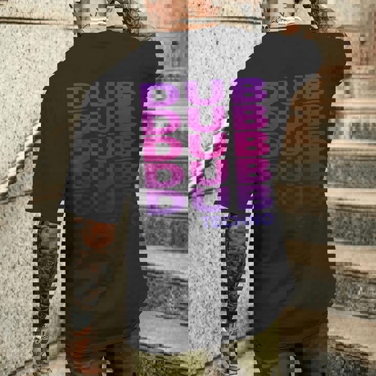 Dub Techno ディープチルアウト ダウンテンポ メンズTシャツ バックプリント 彼への贈り物