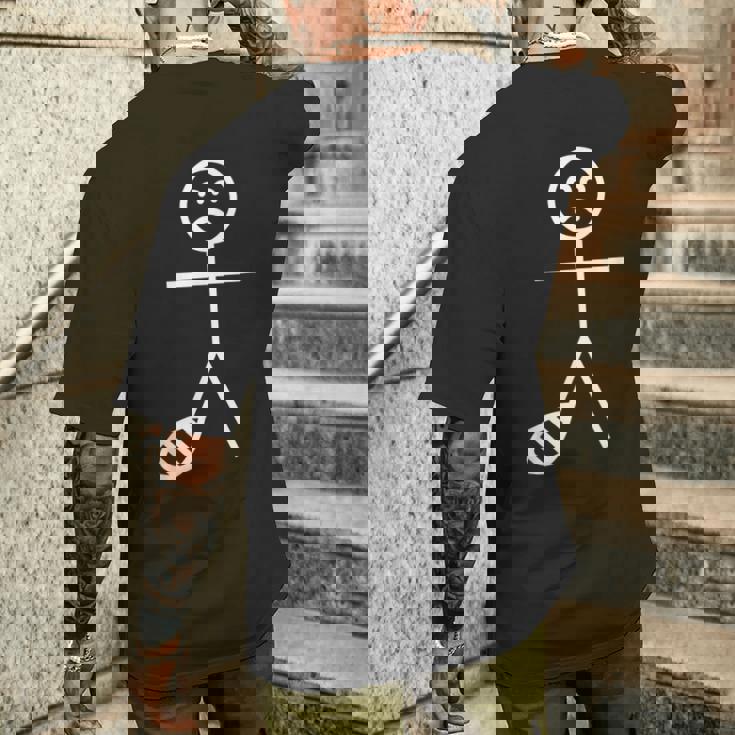 Broken Foot Fracture & Broken Toe メンズTシャツ バックプリント 彼への贈り物