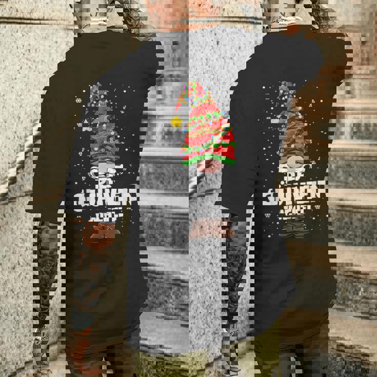 Glühwein Wichtel Weihnachten T-Shirt mit Rückendruck Geschenke für Ihn