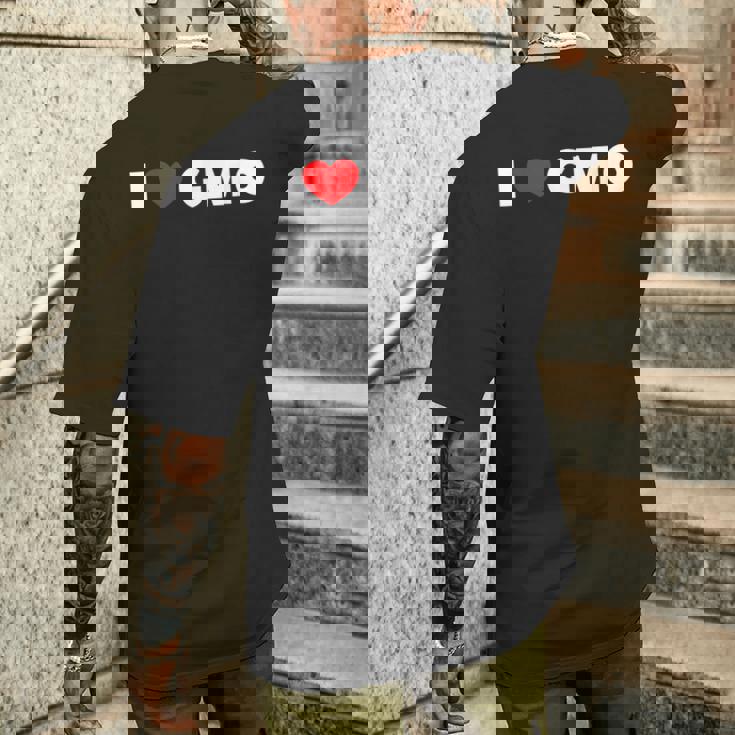 Gmo大好き メンズTシャツ バックプリント 彼への贈り物