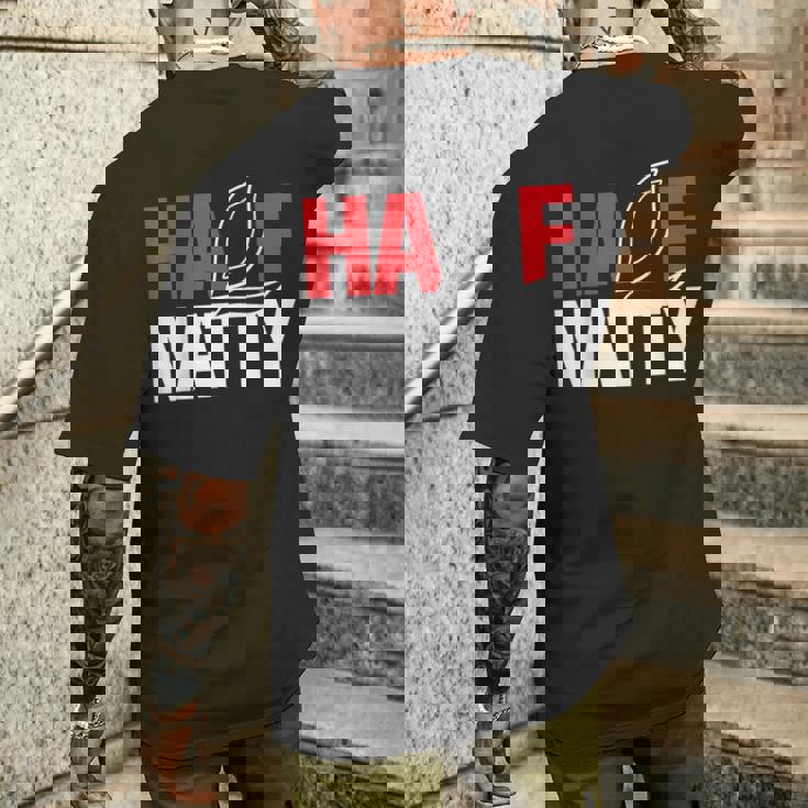 Half Natty ハーフナチュラルステロイドボディービルダー メンズTシャツ バックプリント 彼への贈り物