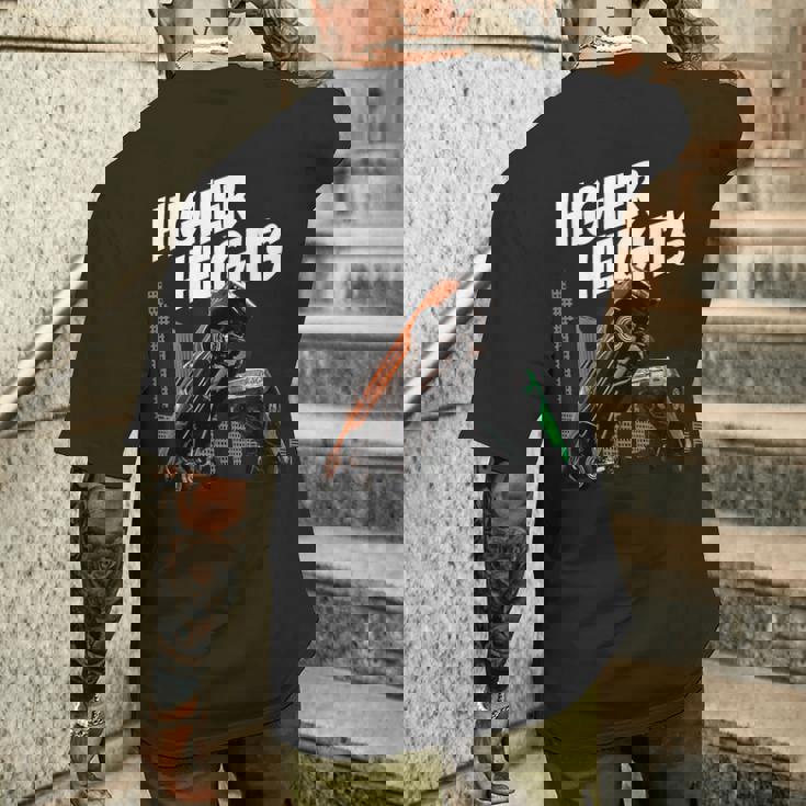 Higher Heights ローライダーカー メンズTシャツ バックプリント 彼への贈り物