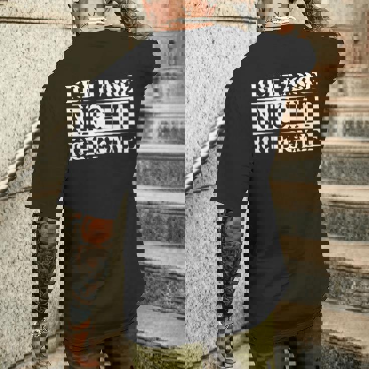 Ich Hasse Nicht Ich Egale ドイツ語のジョーク メンズTシャツ バックプリント 彼への贈り物