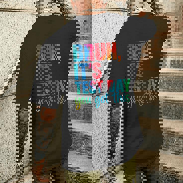 Its Test Day シャツ 学生 モチベーション ポジティブ バイブ メンズTシャツ バックプリント 彼への贈り物