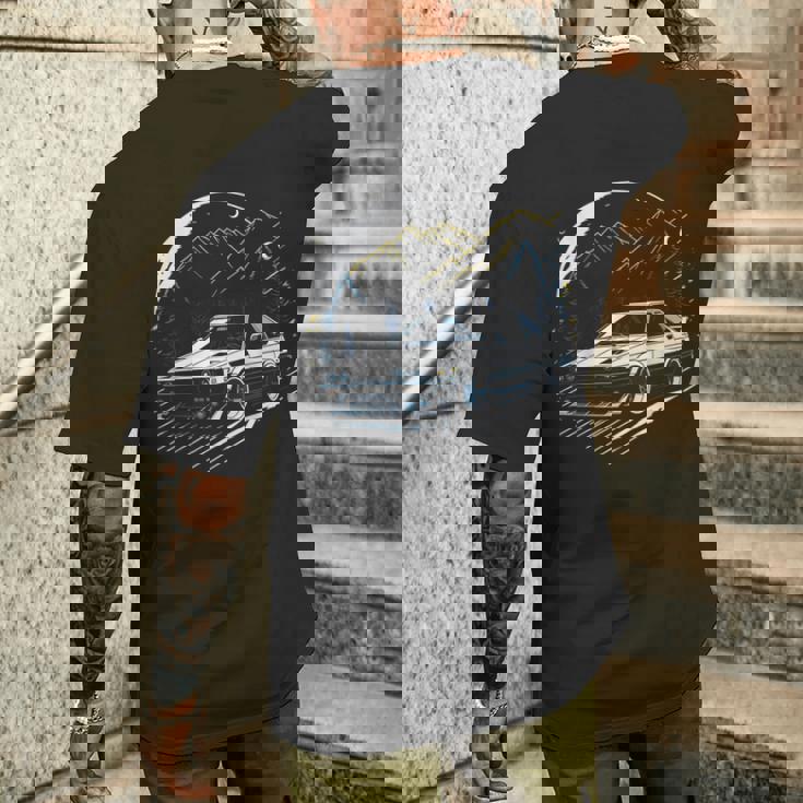 Jdm ドリフト アニメ 漫画 車 八六 メンズTシャツ バックプリント 彼への贈り物