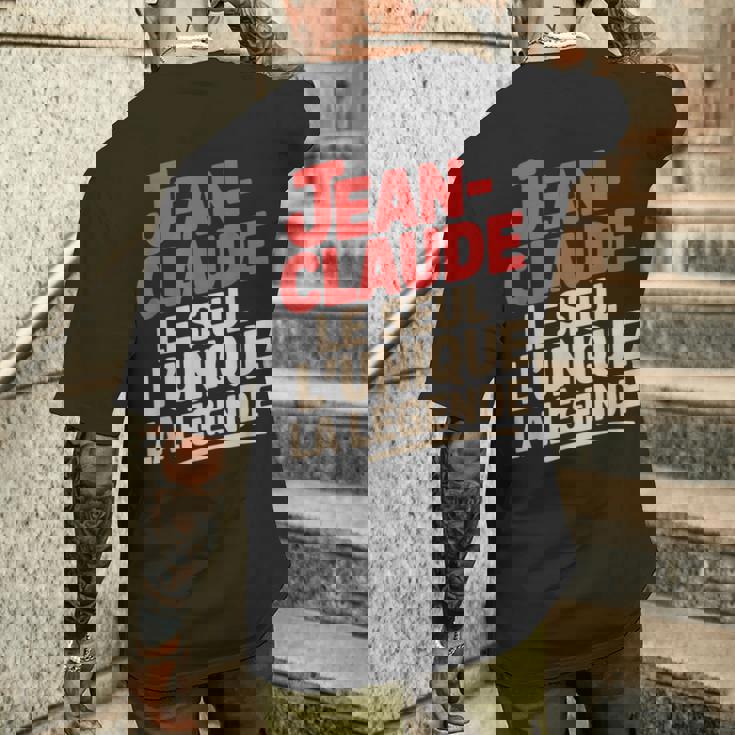 Jean Claude Homme Humour Idée Cadeau Humoristique Drôle T-shirt imprimé au dos Cadeaux pour lui