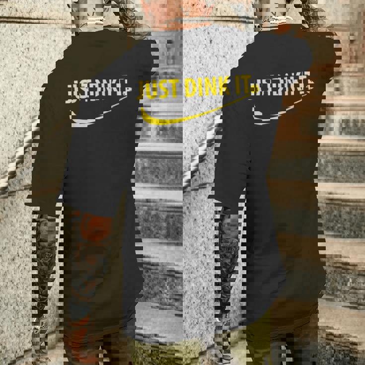 Just Dink It ピックルボール メンズTシャツ バックプリント 彼への贈り物