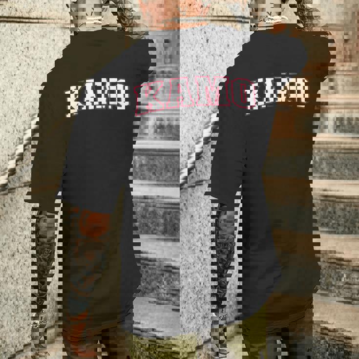 Kamo Japan Nihon 日本 加茂 Kamo メンズTシャツ バックプリント 彼への贈り物