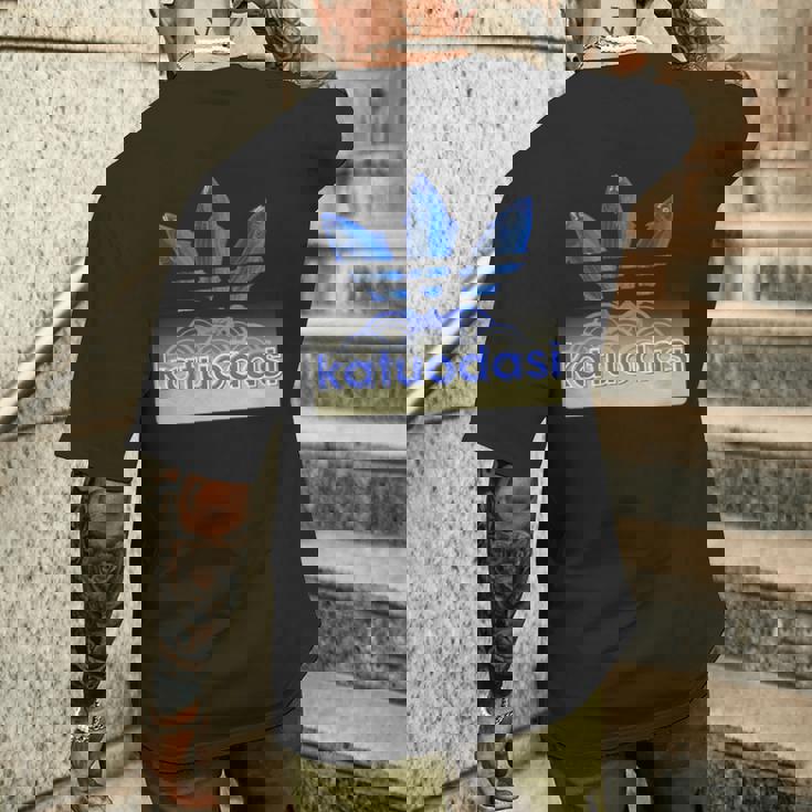 Katuodasi鰹と出汁の和風アートデザイン メンズTシャツ バックプリント 彼への贈り物