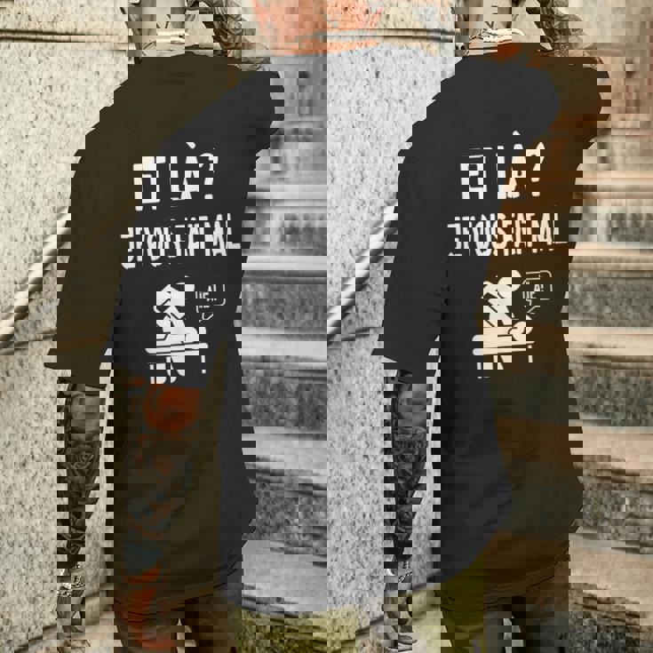 Kiné Humour Drôle Kinésithérapeute T-shirt imprimé au dos Cadeaux pour lui