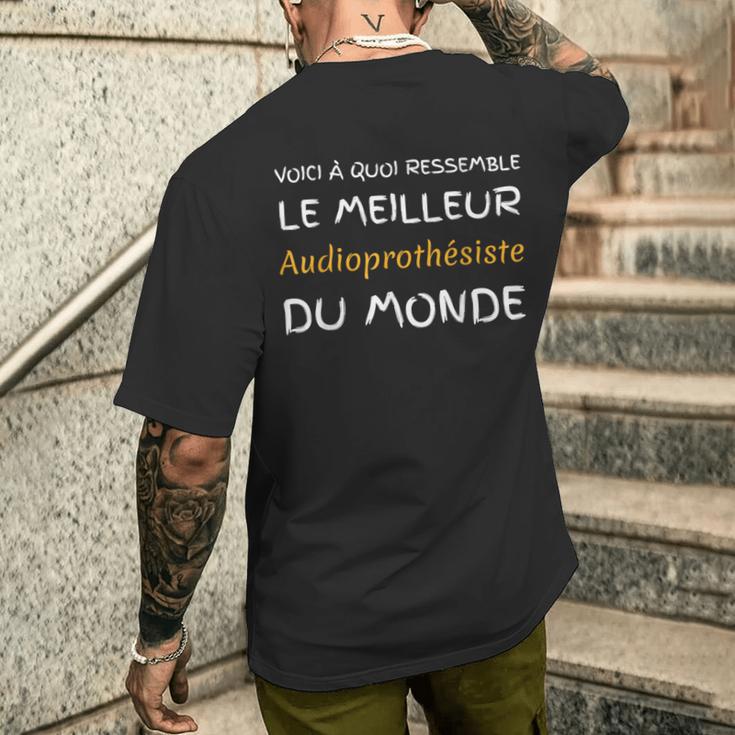 Le Meilleur Audioprothésiste T-shirt imprimé au dos Cadeaux pour lui