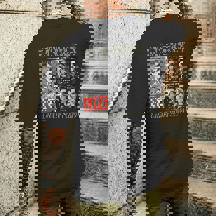 Life Picture Collection エルヴィス プレスリー（1） メンズTシャツ バックプリント 彼への贈り物