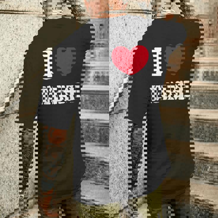 I Love Itabashi アイラブ板橋アイラブ浅草 メンズTシャツ バックプリント 彼への贈り物