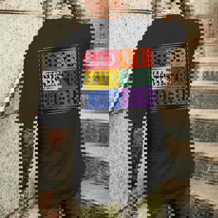 Loveees No Color メンズTシャツ バックプリント 彼への贈り物