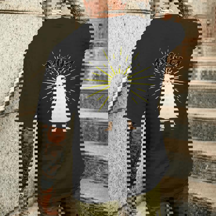 Medjed キュート エジプト メジェド メンズTシャツ バックプリント 彼への贈り物