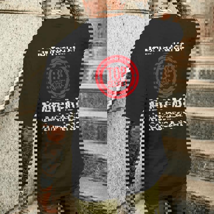 Mon Travail Est Topecret Humour Nouvel Emploi Collègue T-shirt imprimé au dos Cadeaux pour lui