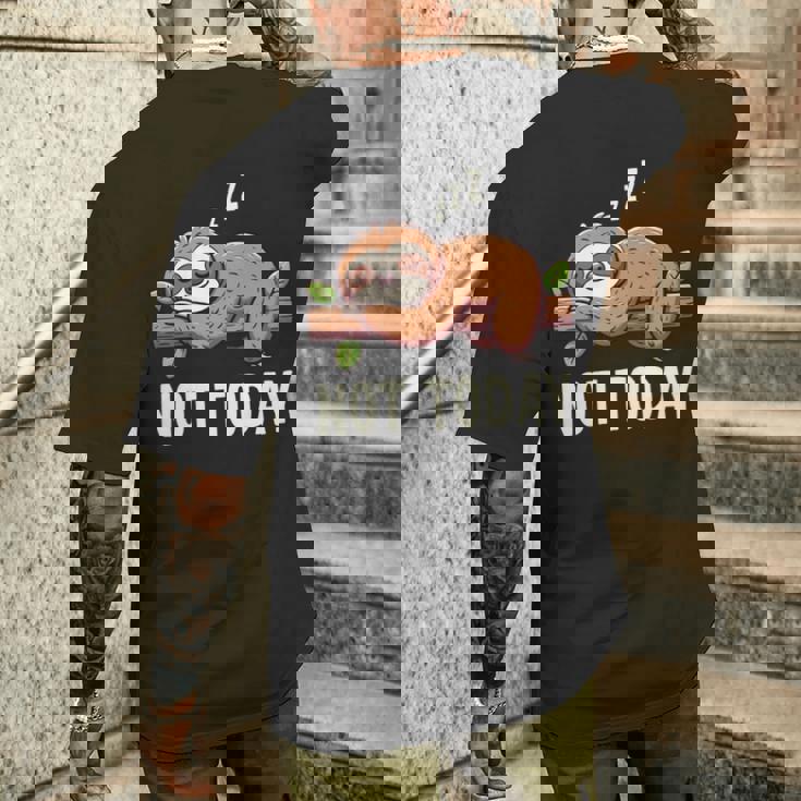 Mypirit Animalloth 私のスピリットアニマルナマケモノ 長袖tシャツ メンズTシャツ バックプリント 彼への贈り物