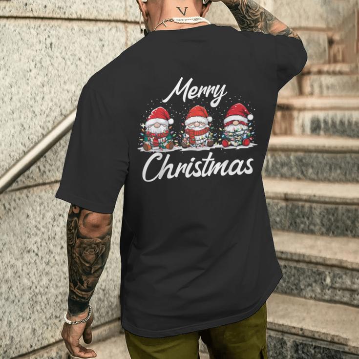 Nain De Noël Décoration Deapin De Noël Joyeux Noël T-shirt imprimé au dos Cadeaux pour lui