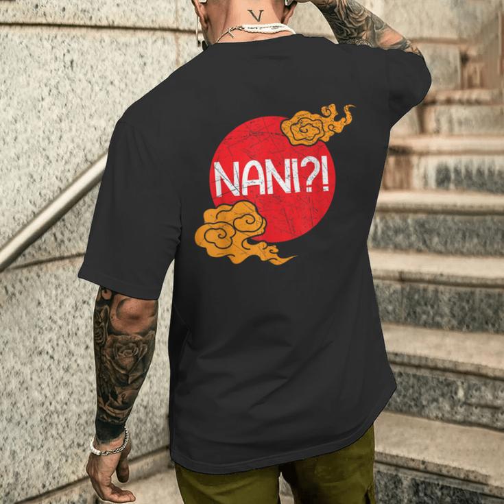 Nani Quoi Animes Otaku Japon Animé Cadeau Manga T-shirt imprimé au dos Cadeaux pour lui