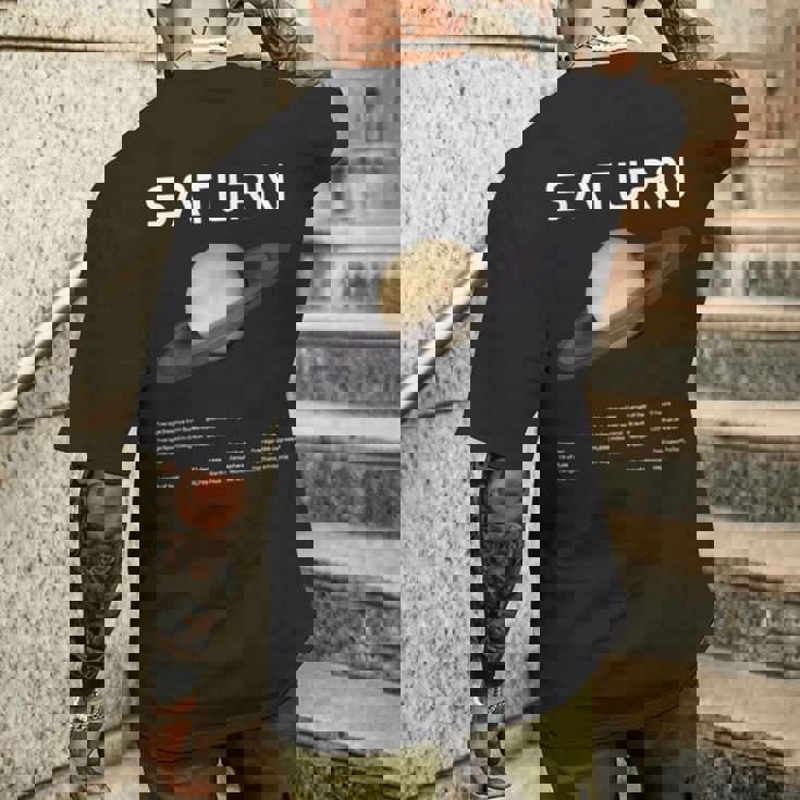 Nerdyaturn 天文学 科学 惑星 太陽系 事実 Wt メンズTシャツ バックプリント 彼への贈り物