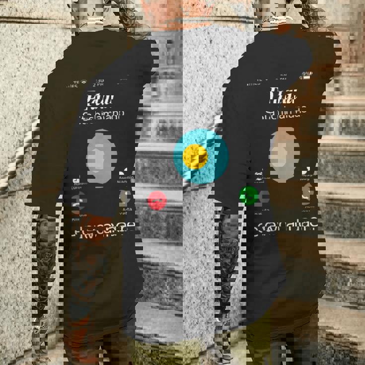 Palau Is Calling And Gotta Go パラオシャツ メンズTシャツ バックプリント 彼への贈り物