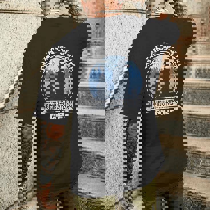 Papà E Figlia Che Pescano Insieme Papà E Figlia Che Pescano T-shirt da uomo con stampa posteriore Regalos para él