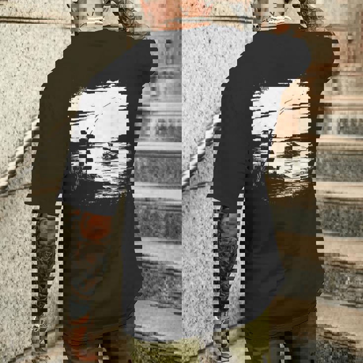 Pêche Graphic Angler T-shirt imprimé au dos Cadeaux pour lui