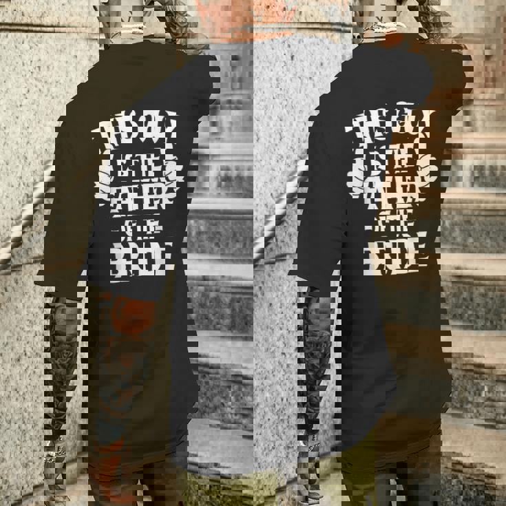 Questo È Il Padre Dellaposa Matrimonioposa Papà T-shirt da uomo con stampa posteriore Regalos para él