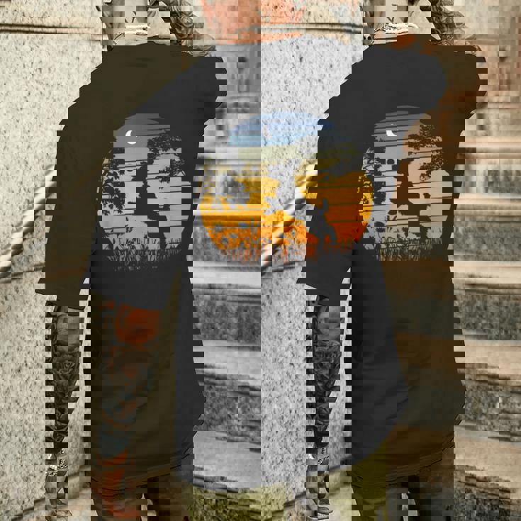 Retrointageunset Garden Nature Cockapoo Dog Lover メンズTシャツ バックプリント 彼への贈り物