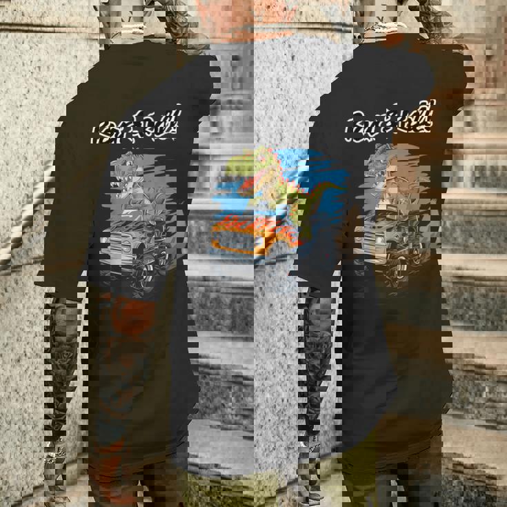 Roar & Roll Dinosaure Monster Truck T-shirt imprimé au dos Cadeaux pour lui