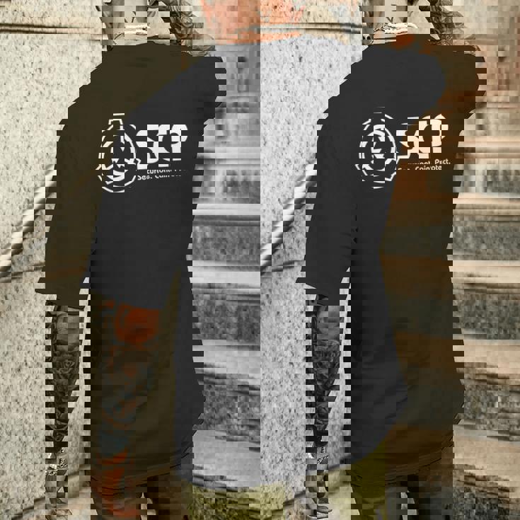 Scp 長袖tシャツ メンズTシャツ バックプリント 彼への贈り物