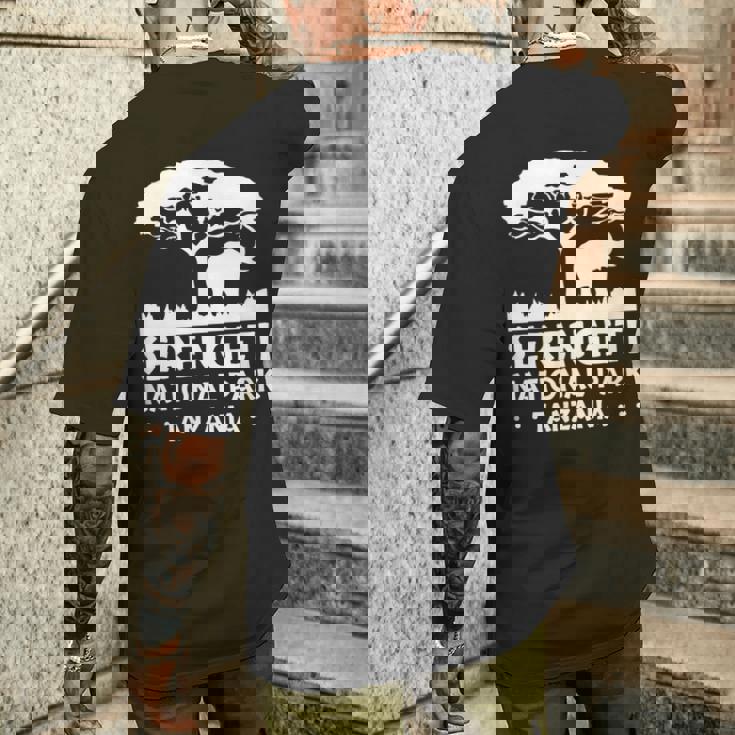 Serengeti National Park メンズTシャツ バックプリント 彼への贈り物