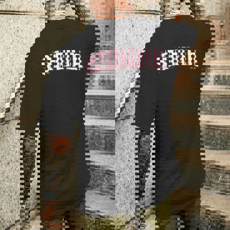 Shimada Japan Nihon 日本 島田himada メンズTシャツ バックプリント 彼への贈り物