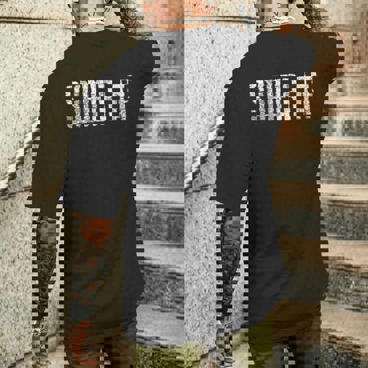 Sober Afobriety アルコールフリー グランジ メンズTシャツ バックプリント 彼への贈り物