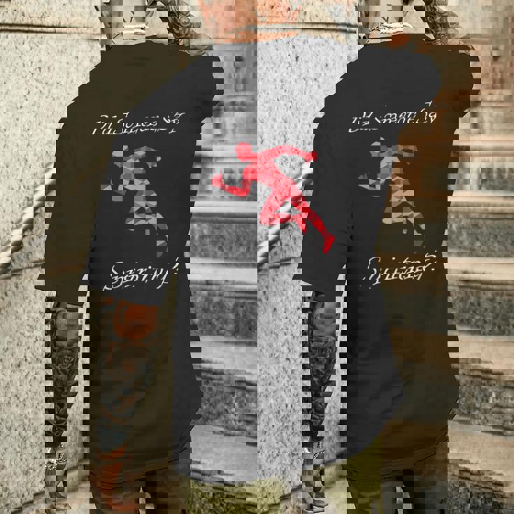 Someoneayprinting 陸上競技 ランニング メンズTシャツ バックプリント 彼への贈り物