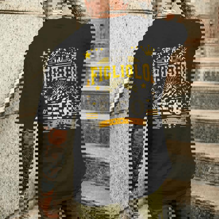 Un Figliolo Figo Regalo Per Figliolo Maschio Primo Figlio T-shirt da uomo con stampa posteriore Regalos para él