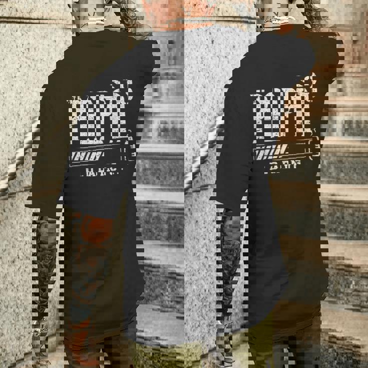 Uomo Futuro Papà Bambina Annuncio Per Papà Terzo Figlio T-shirt da uomo con stampa posteriore Regalos para él