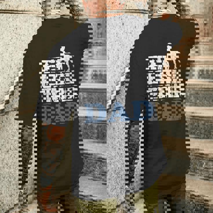 Uomo Jack Russel Terrier Papà T-shirt da uomo con stampa posteriore Regalos para él