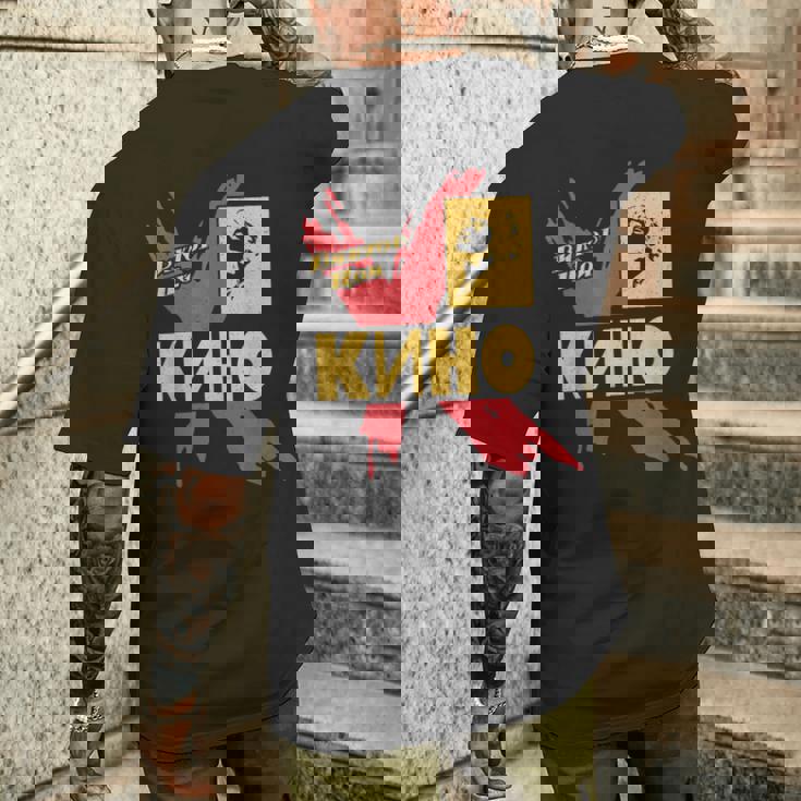 Viktor Tsoi Musicien Rock Russie Cinéma Urss T-shirt imprimé au dos Cadeaux pour lui