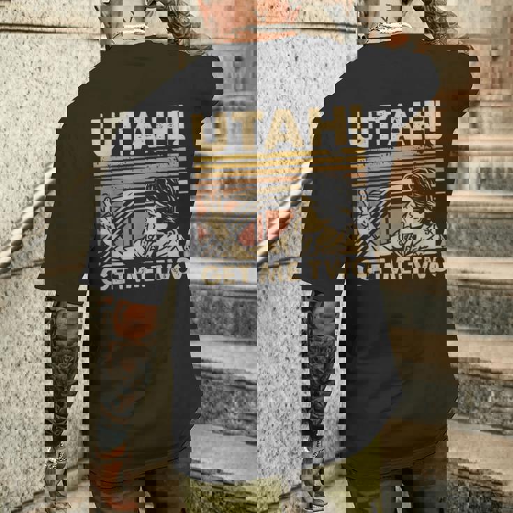 Vintage Utah-Get Me Two 1980S Movie Quote Men's T-shirt Back Print Gifts for Him