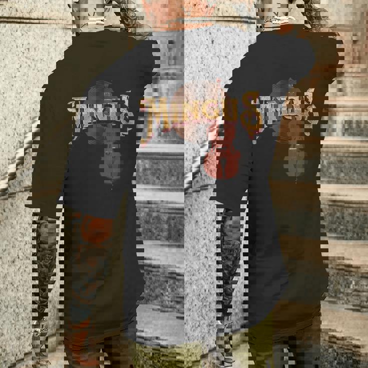 Yes Ipeak Mingus ジャズ アコースティック ベースミュージック愛好家 メンズTシャツ バックプリント 彼への贈り物