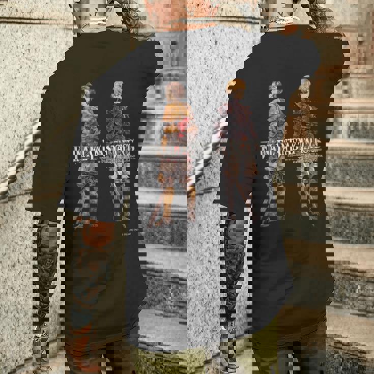 『ファイナルファンタジータクティクス – イヴァリース クロニクルズ』 ラムザ＆ディリータ 長袖tシャツ メンズTシャツ バックプリント 彼への贈り物