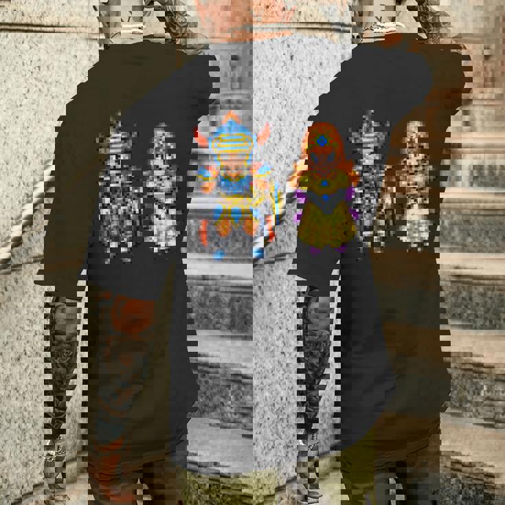 【公式】Hd-2D版『ドラゴンクエストi』キャラクタードット メンズTシャツ バックプリント 彼への贈り物