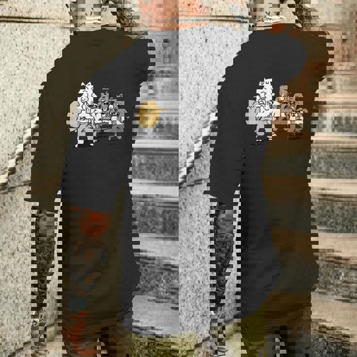 かいけつゾロリtシャツ大さくせん 「べえ」 メンズTシャツ バックプリント 彼への贈り物